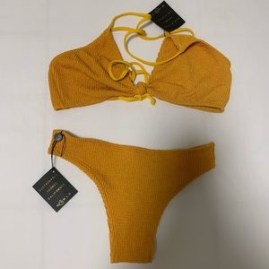 Skatie Salty Blonde Collab Bikini Set